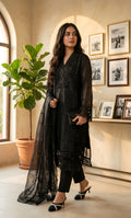 Mariyam - Midnight Luxe Embellished Suit Set