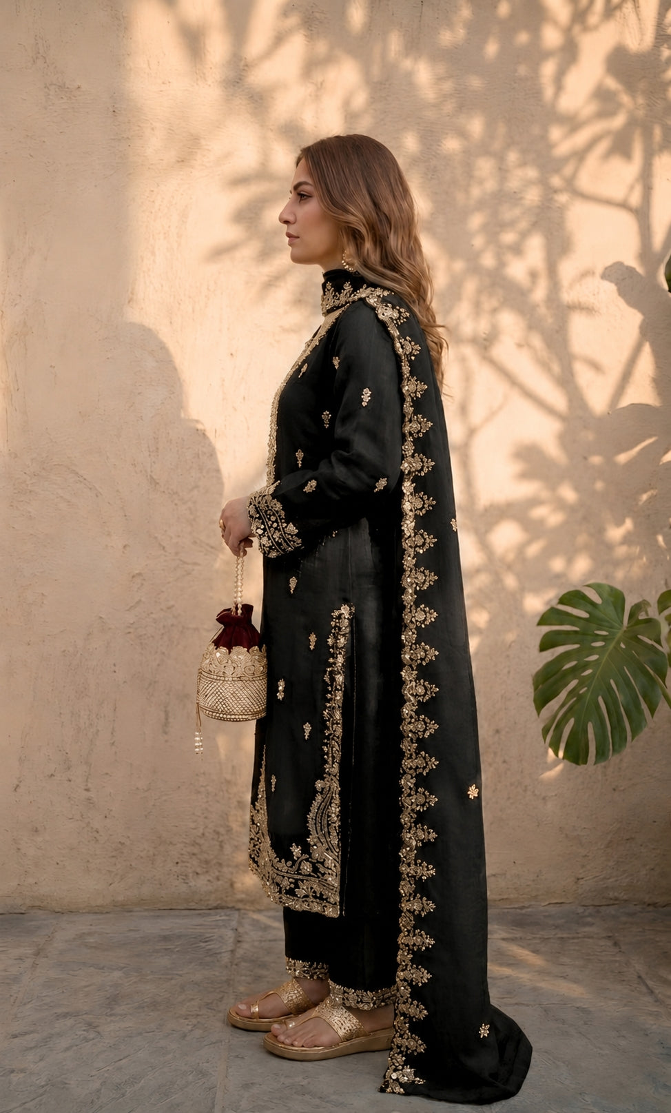 Grace Embroidered Suit Set