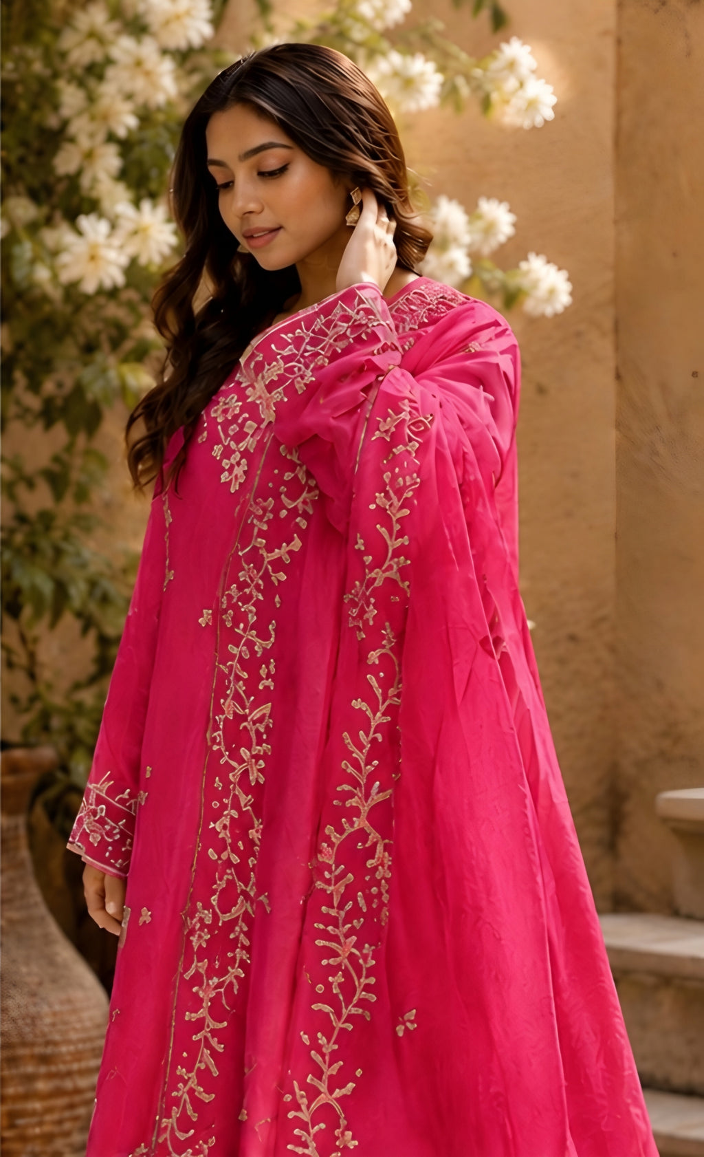 Parizaad - Ivory Whisper Embroidered Suit Set