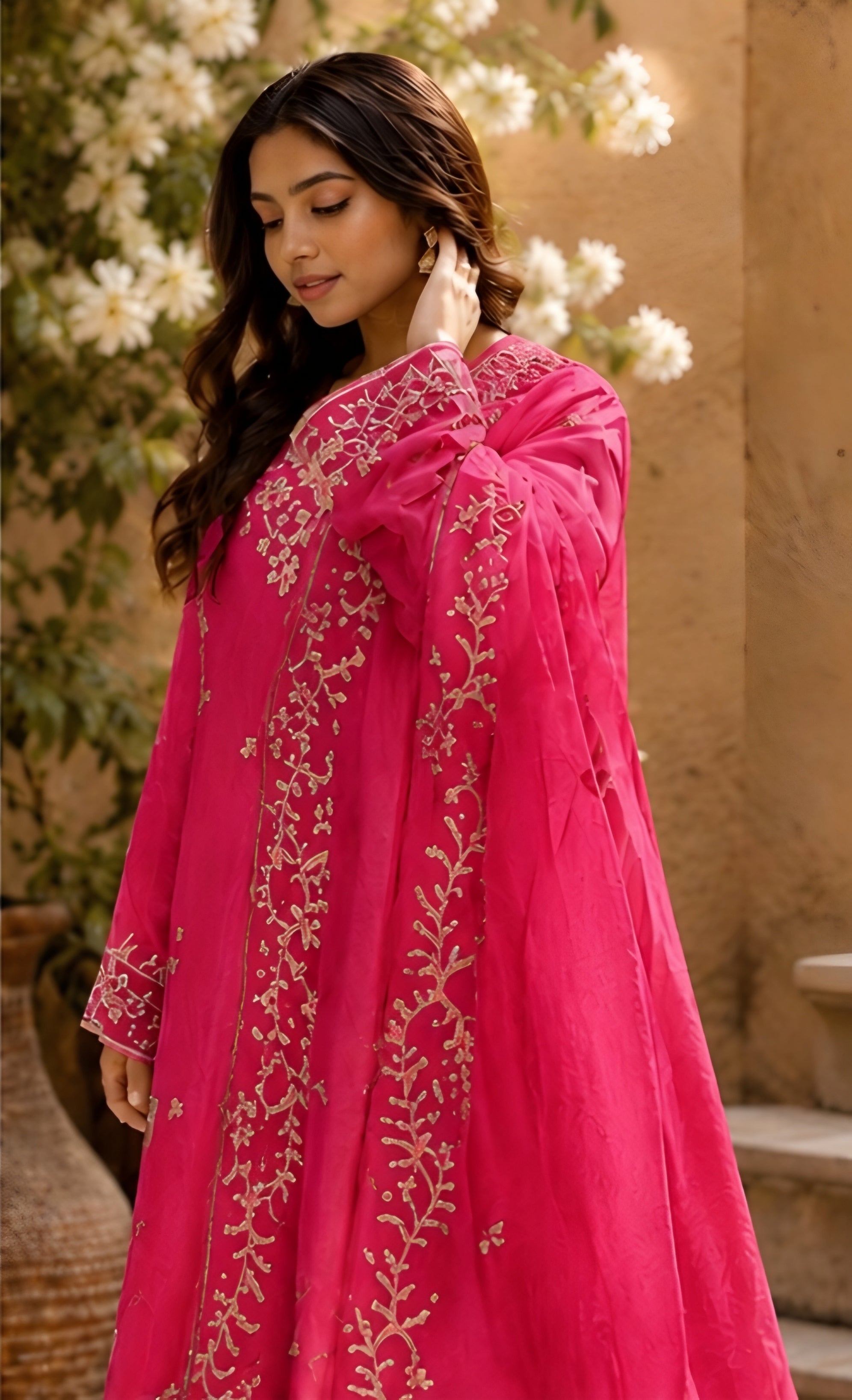 Parizaad - Ivory Whisper Embroidered Suit Set
