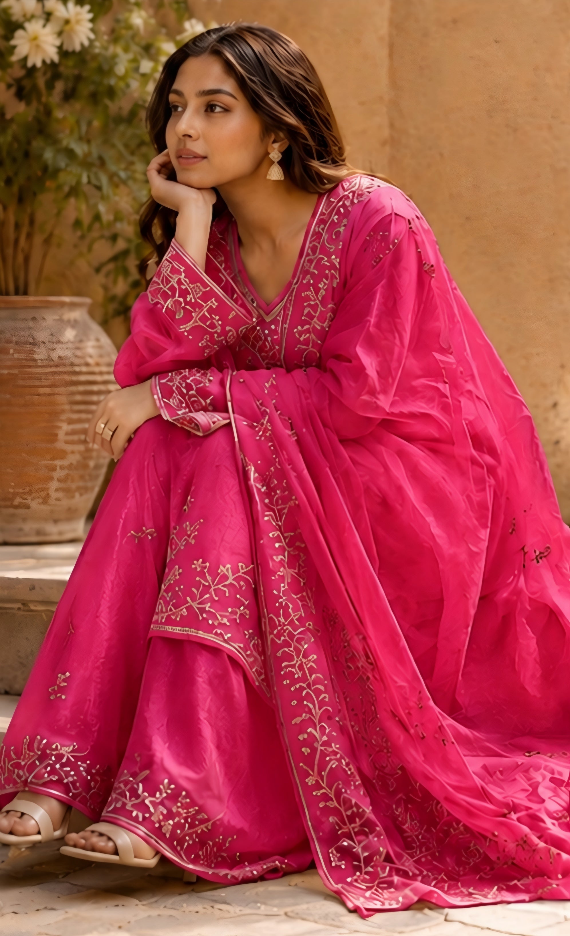 Parizaad - Ivory Whisper Embroidered Suit Set