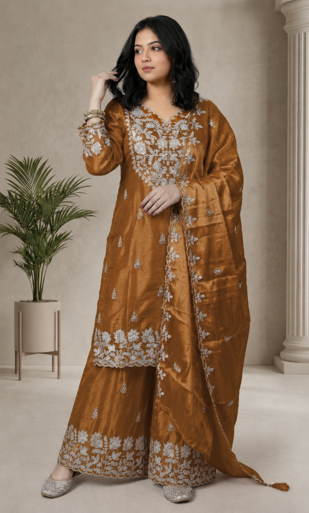 Hoor - Ruby Bloom Festive Suit Set