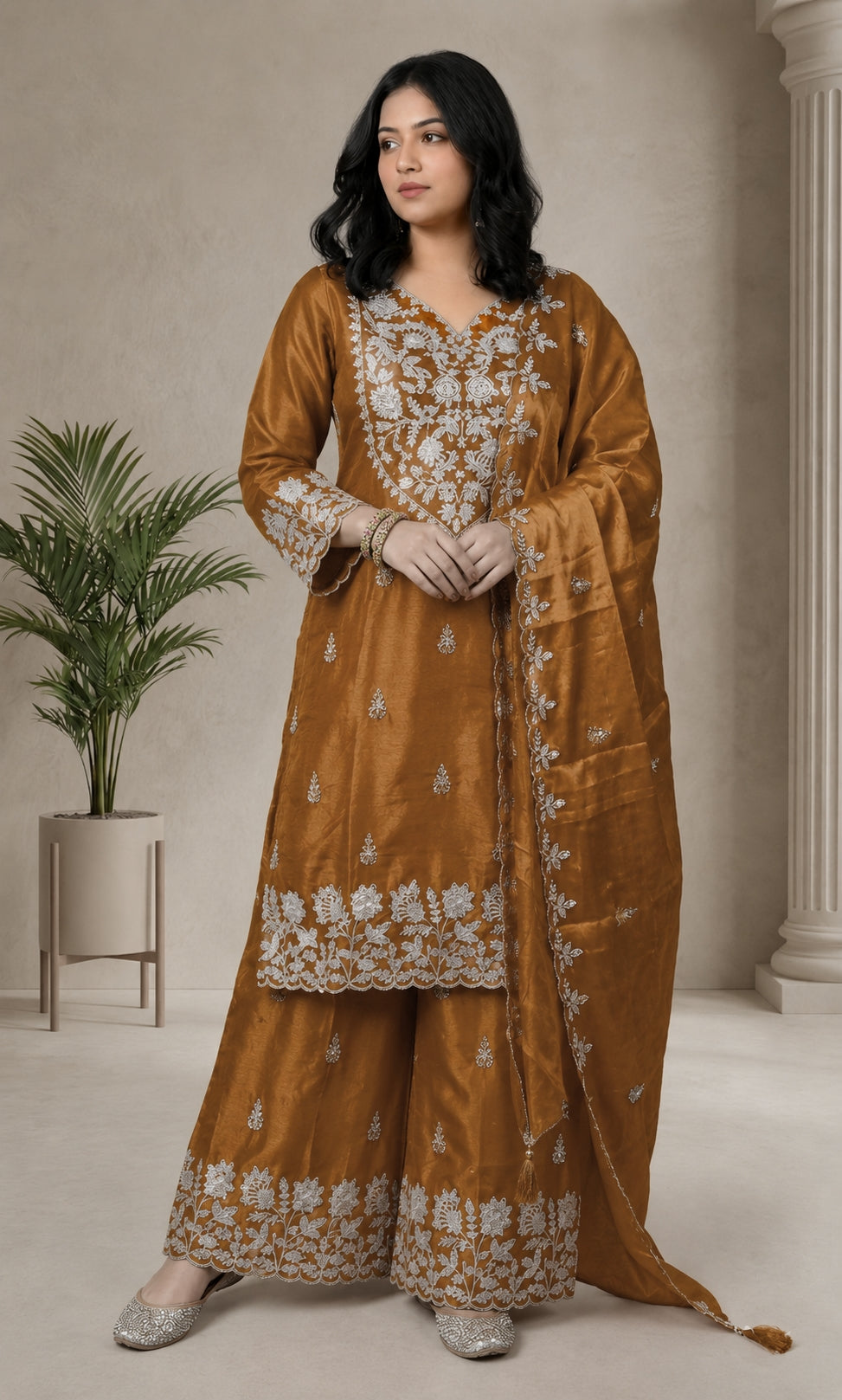 Hoor - Ruby Bloom Festive Suit Set