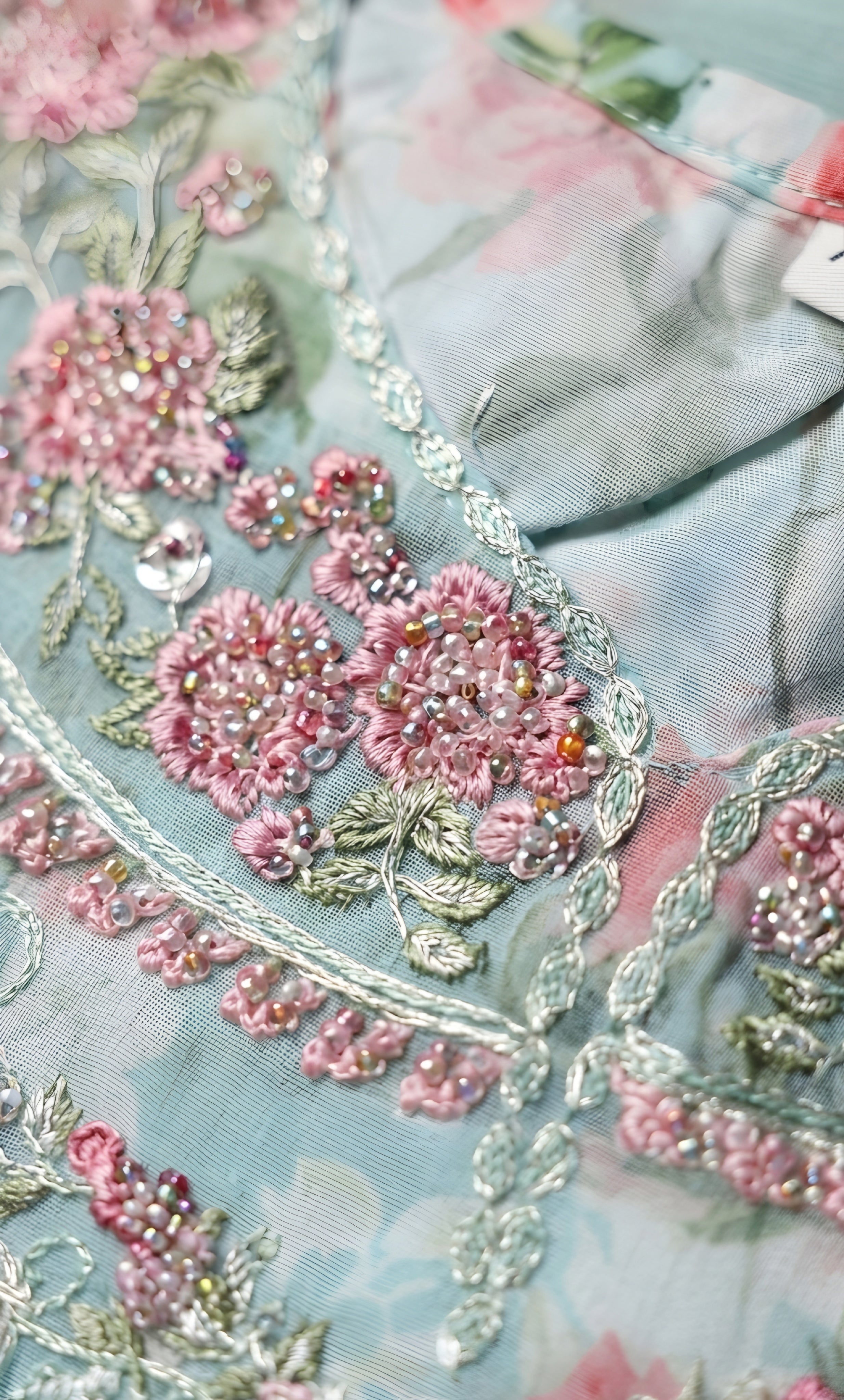 Ajraa-Elegant Floral Embroidered Ethnic Suit Set