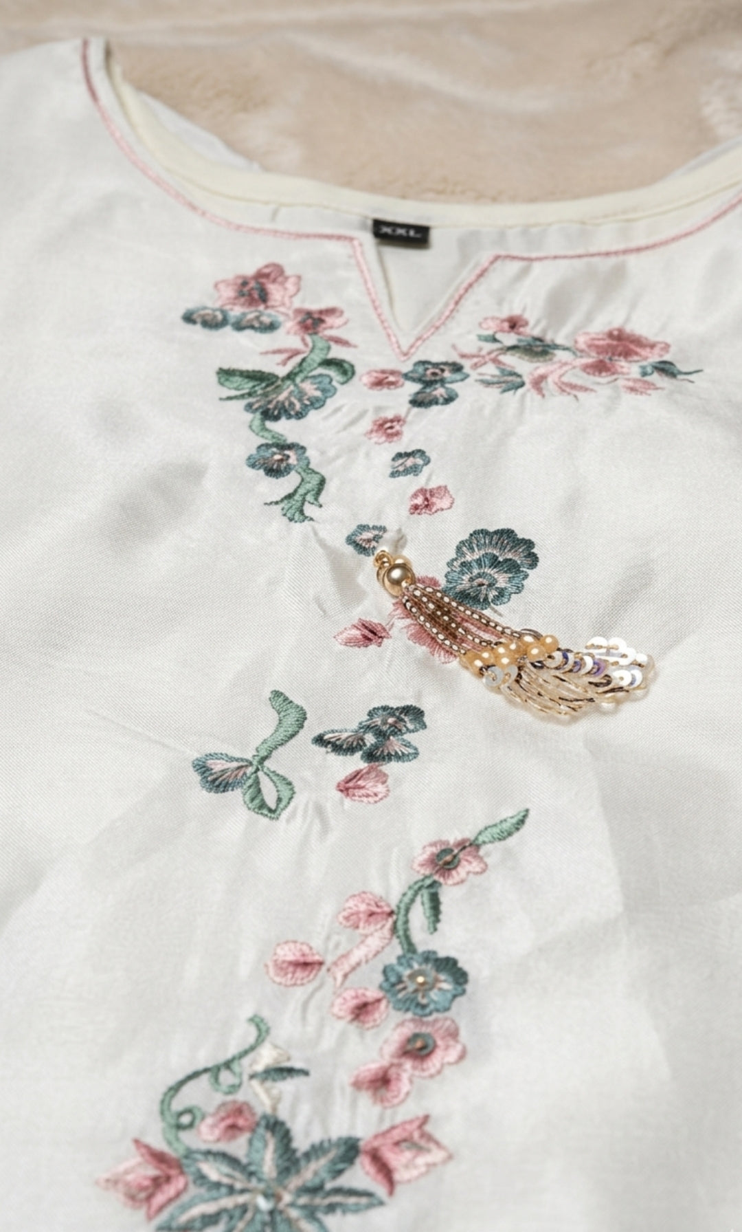 Naimat - Lilac Mist Embroidered Suit Set