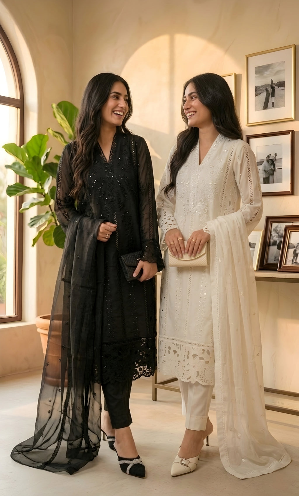 Mariyam - Midnight Luxe Embellished Suit Set