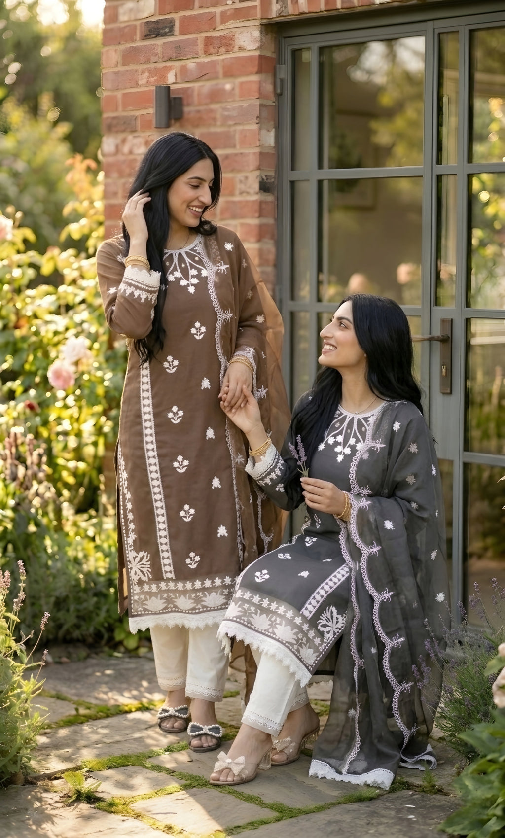 Sherish Embroidered Kurta Set with Dupatta