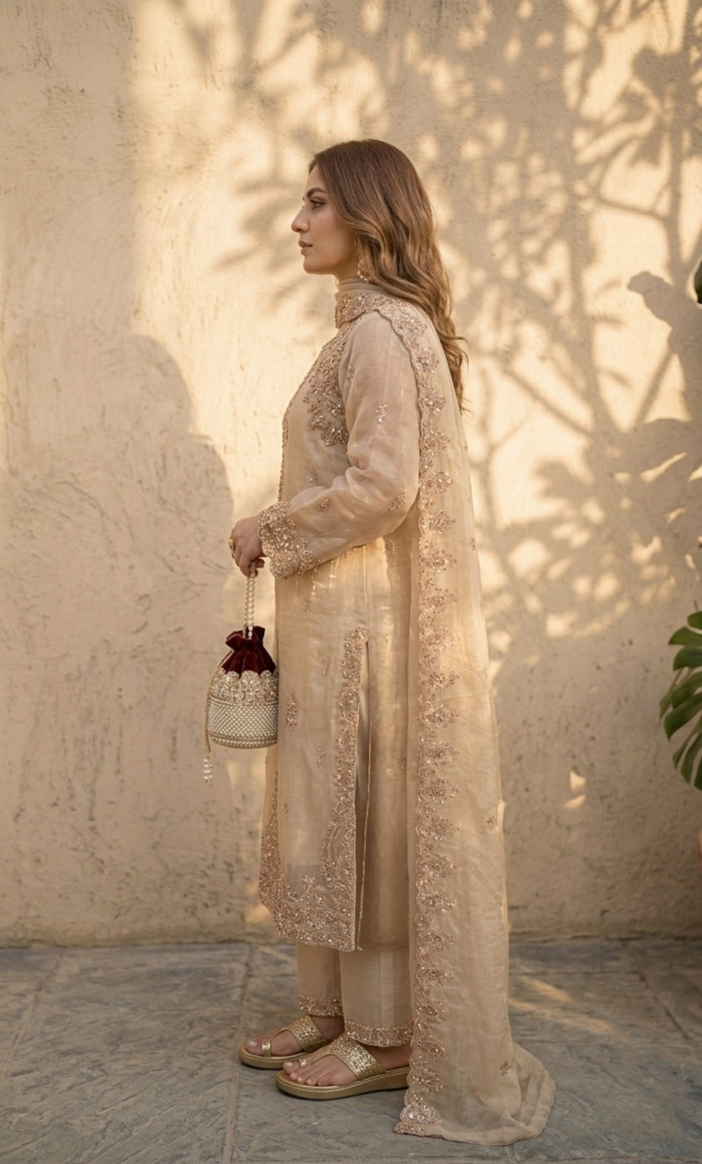 Grace Embroidered Suit Set