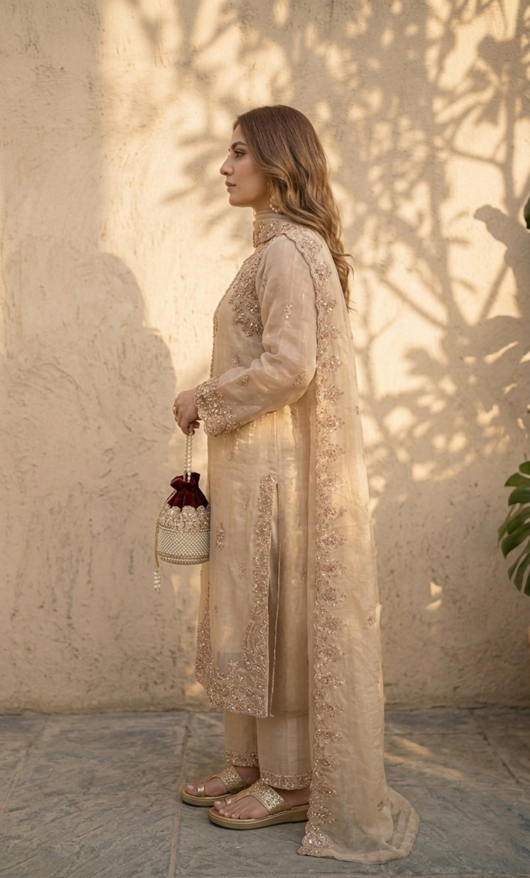 Grace Embroidered Suit Set