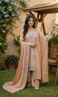 Mahek - Blush Meadow Embroidered Suit Set