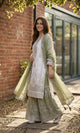 Falak - Ivory Elegance Embroidered Suit Set