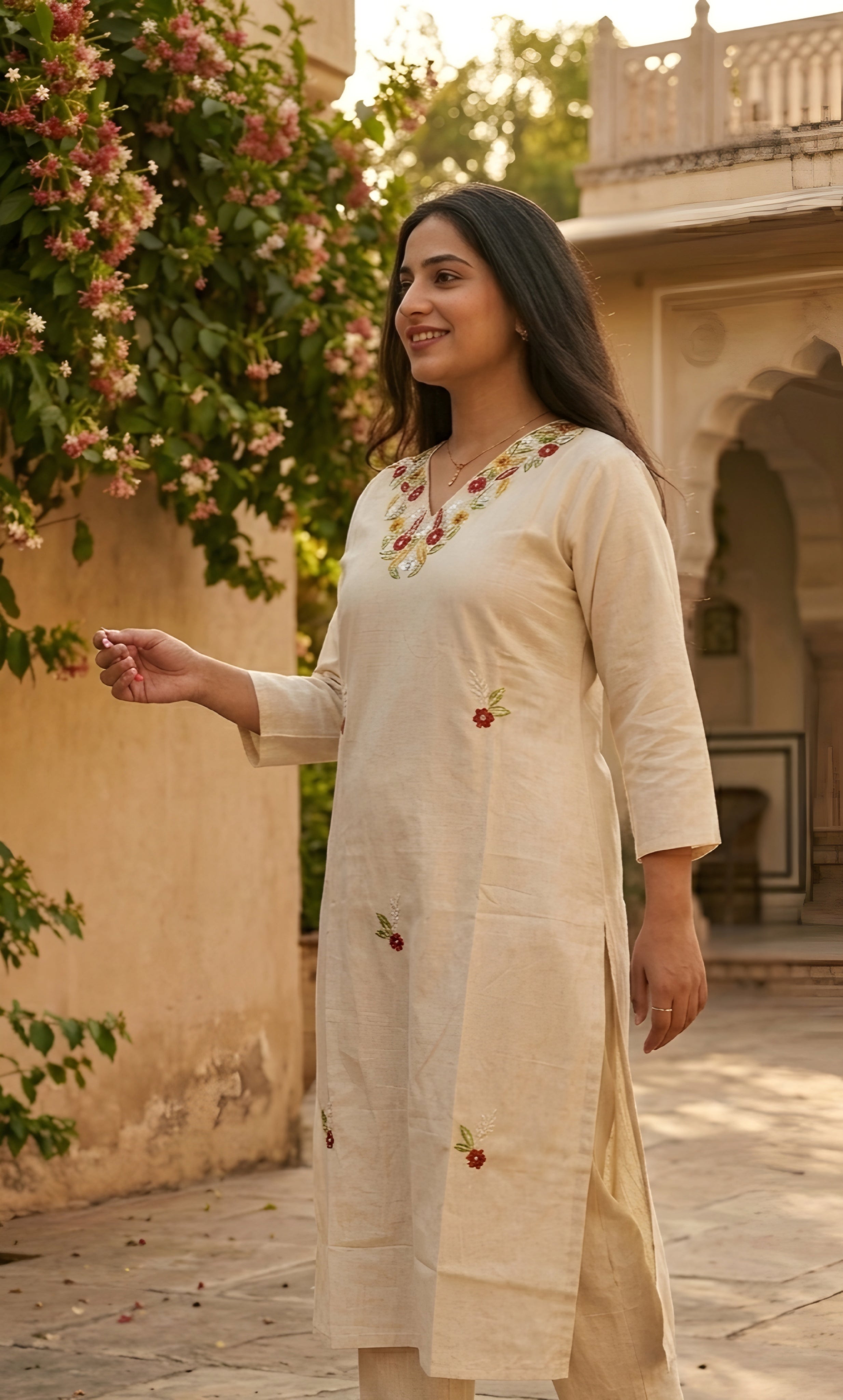 Magnolia - Khadi Cotton Co-ord Set