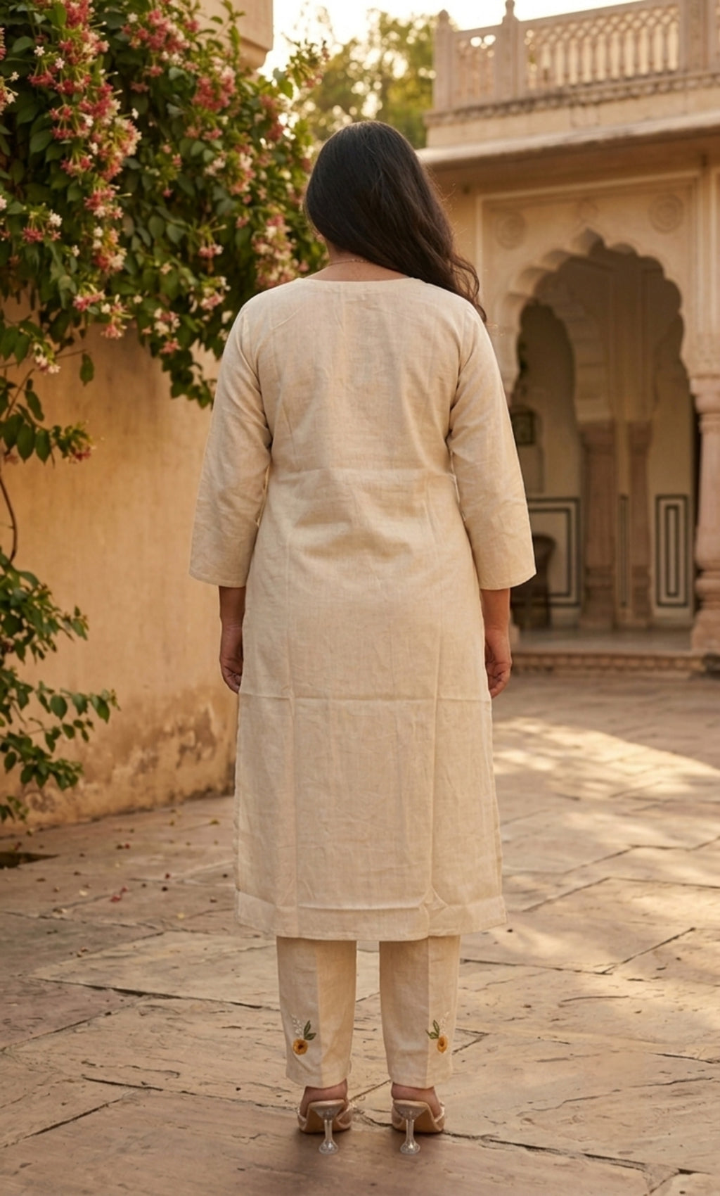 Magnolia - Khadi Cotton Co-ord Set