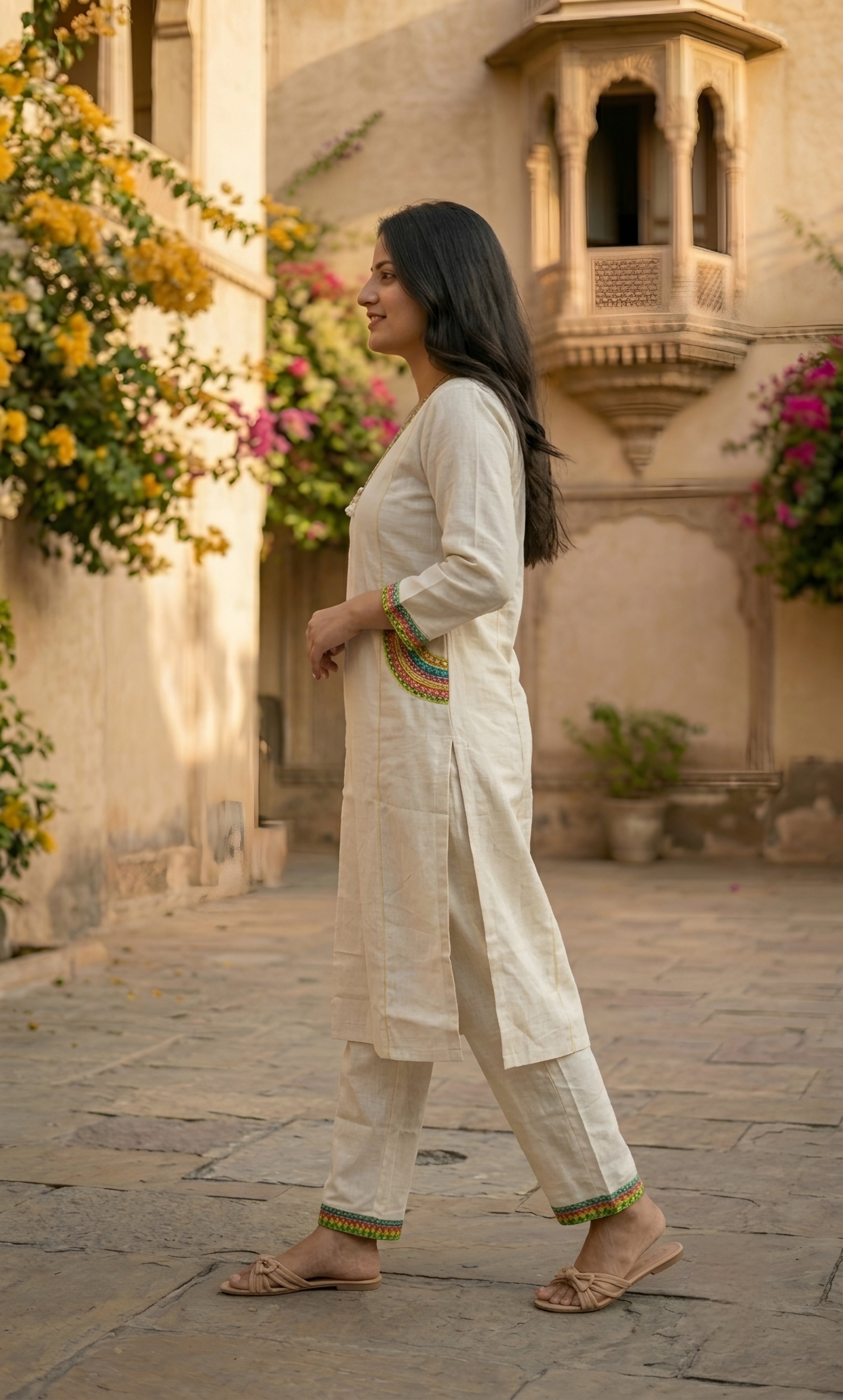 Petal - Khadi Cotton Co-ord Set