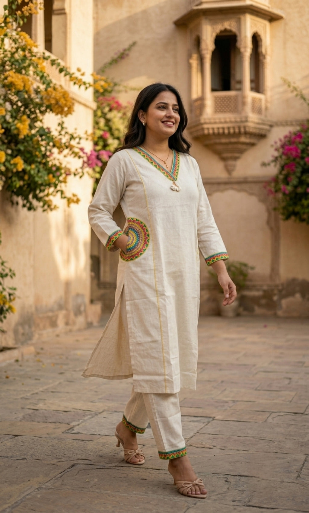 Petal - Khadi Cotton Co-ord Set