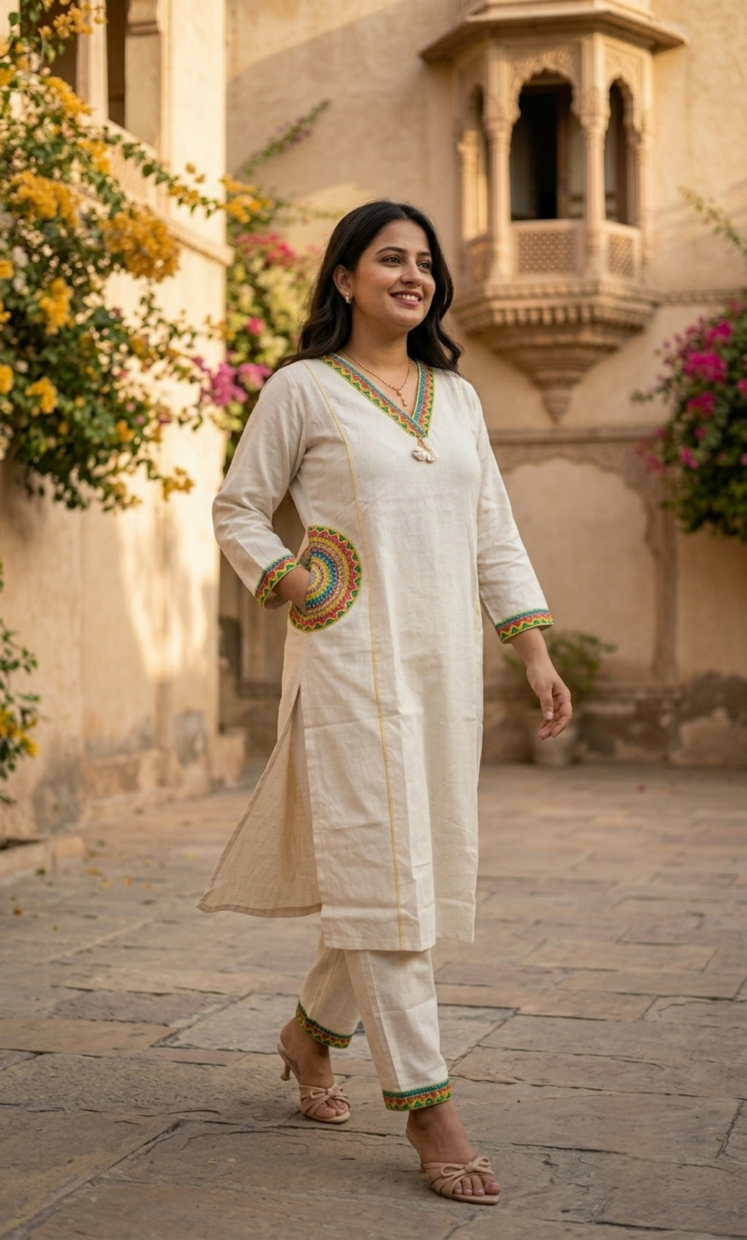 Petal - Khadi Cotton Co-ord Set
