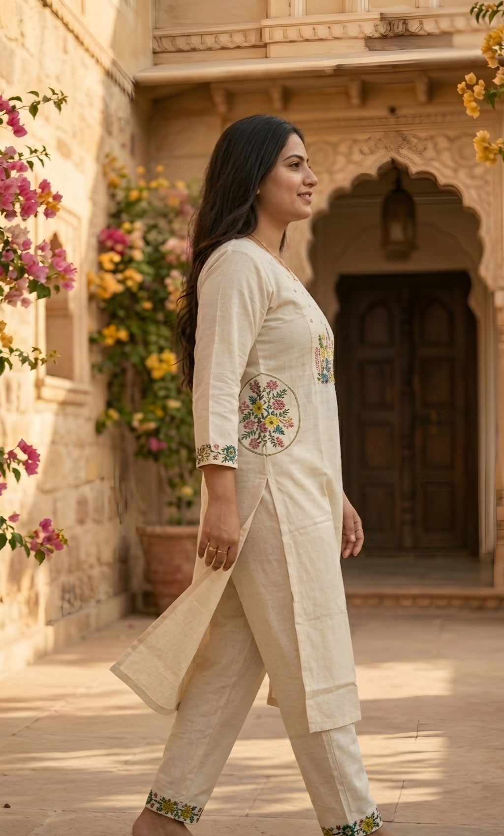 Wildflower - Khadi Cotton Co-ord Set