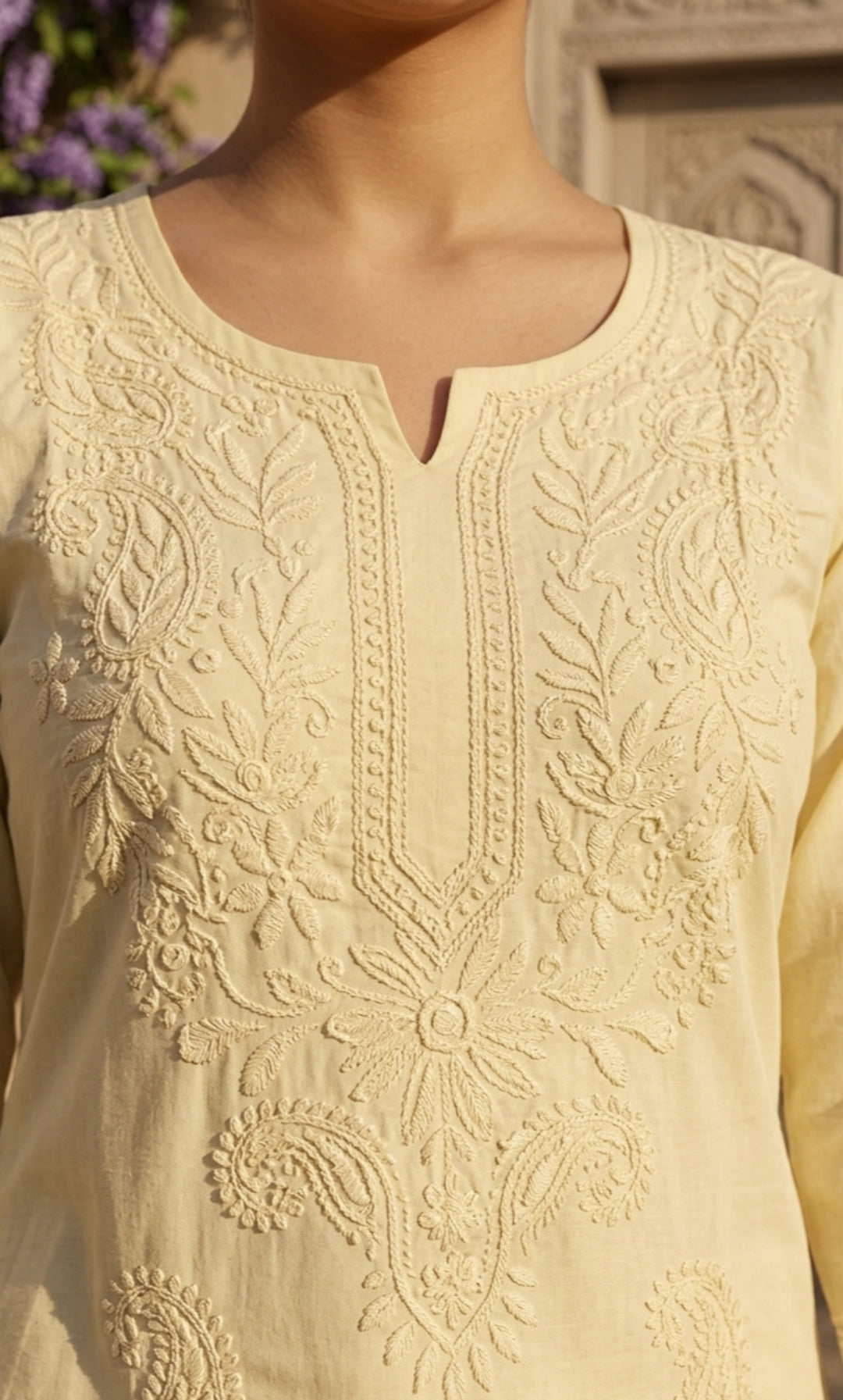 Adaa – Viscose Lucknowi Long Kurta