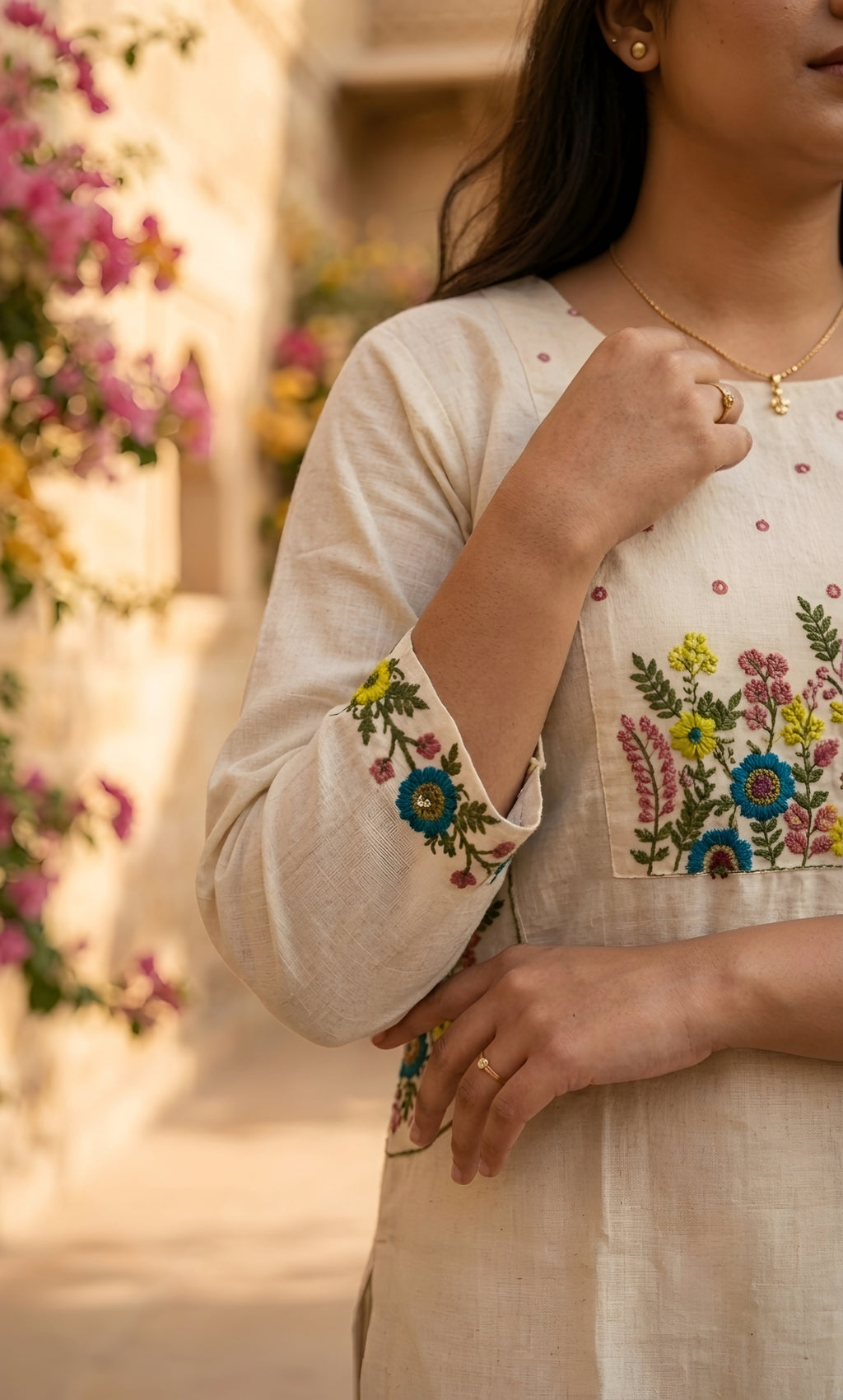 Wildflower - Khadi Cotton Co-ord Set