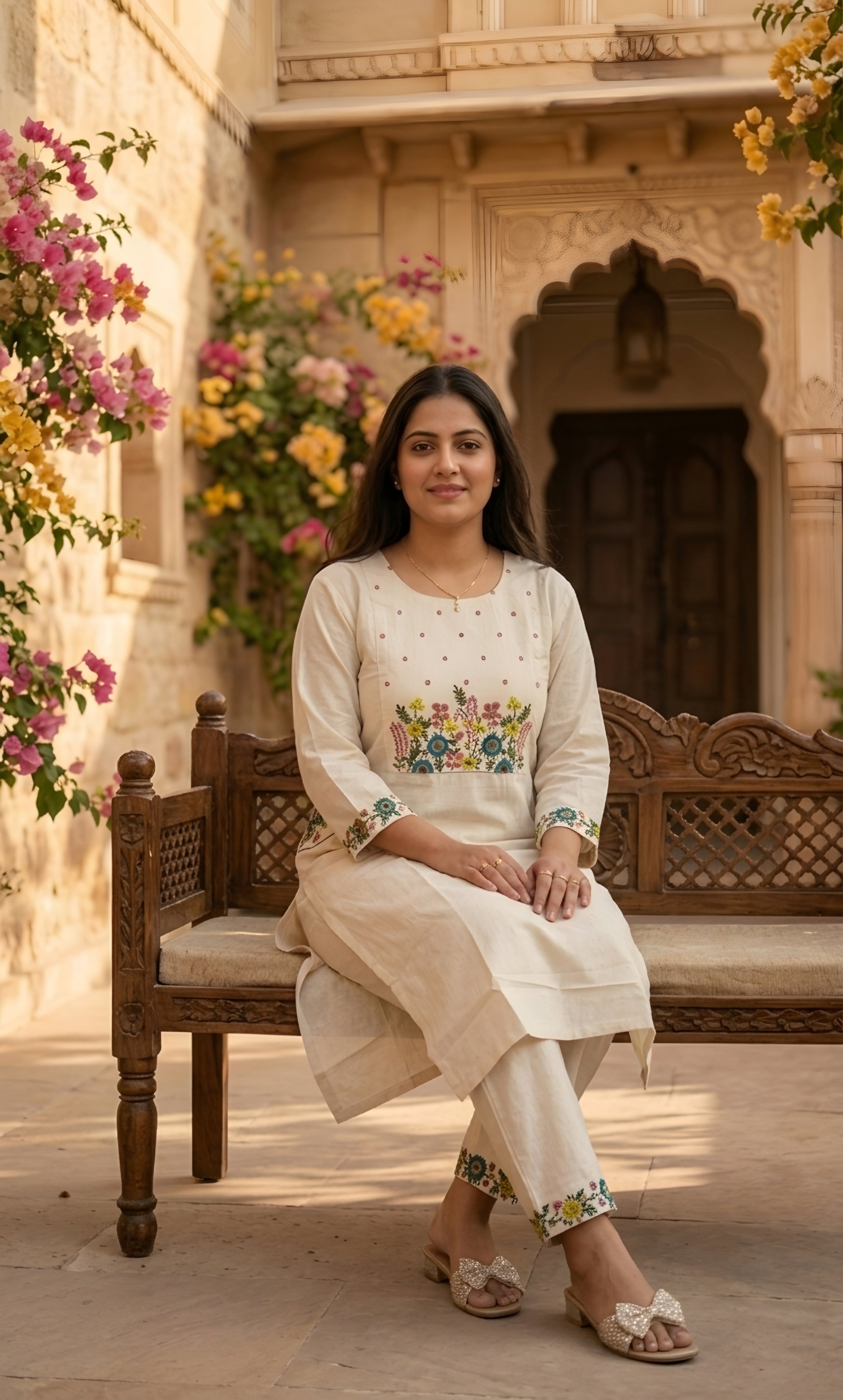 Wildflower - Khadi Cotton Co-ord Set