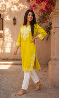 Bela - Embroidered Cotton Co-ord Set