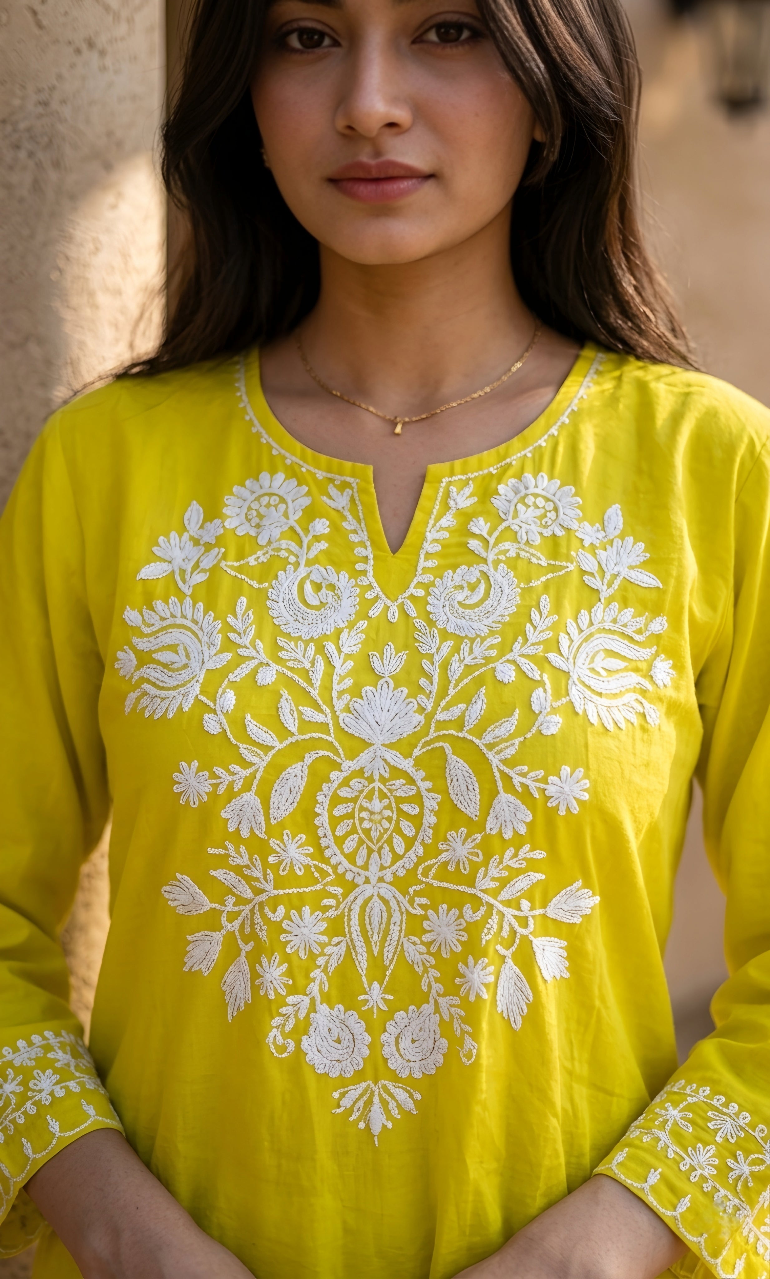 Bela - Embroidered Cotton Co-ord Set
