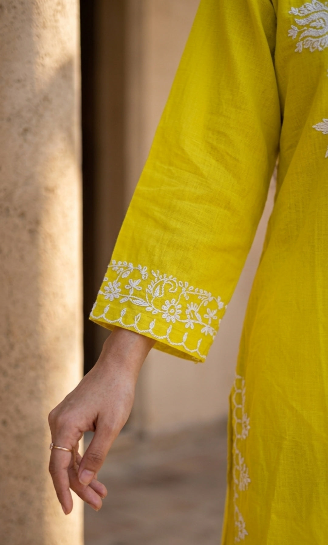 Bela - Embroidered Cotton Co-ord Set