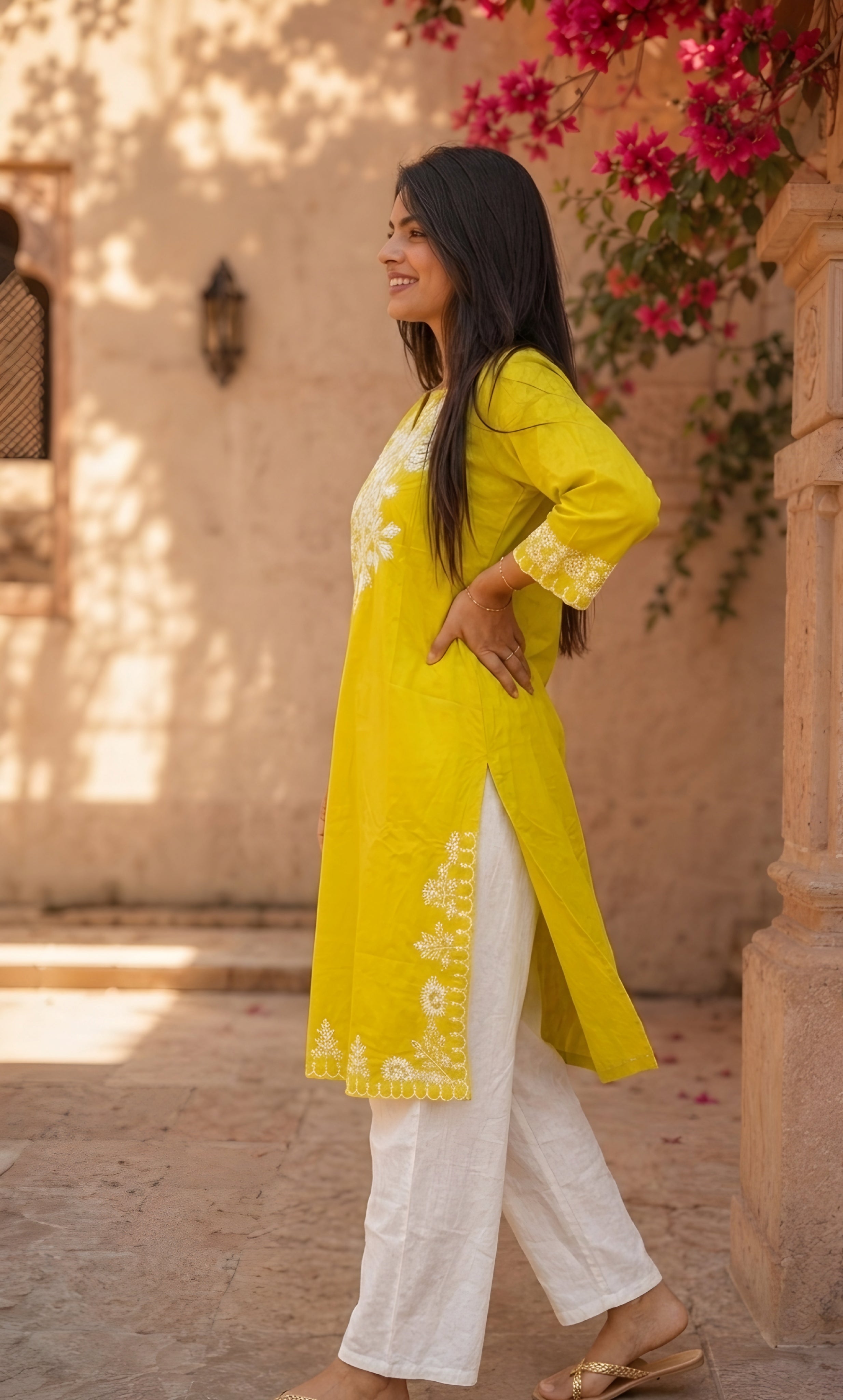 Bela - Embroidered Cotton Co-ord Set