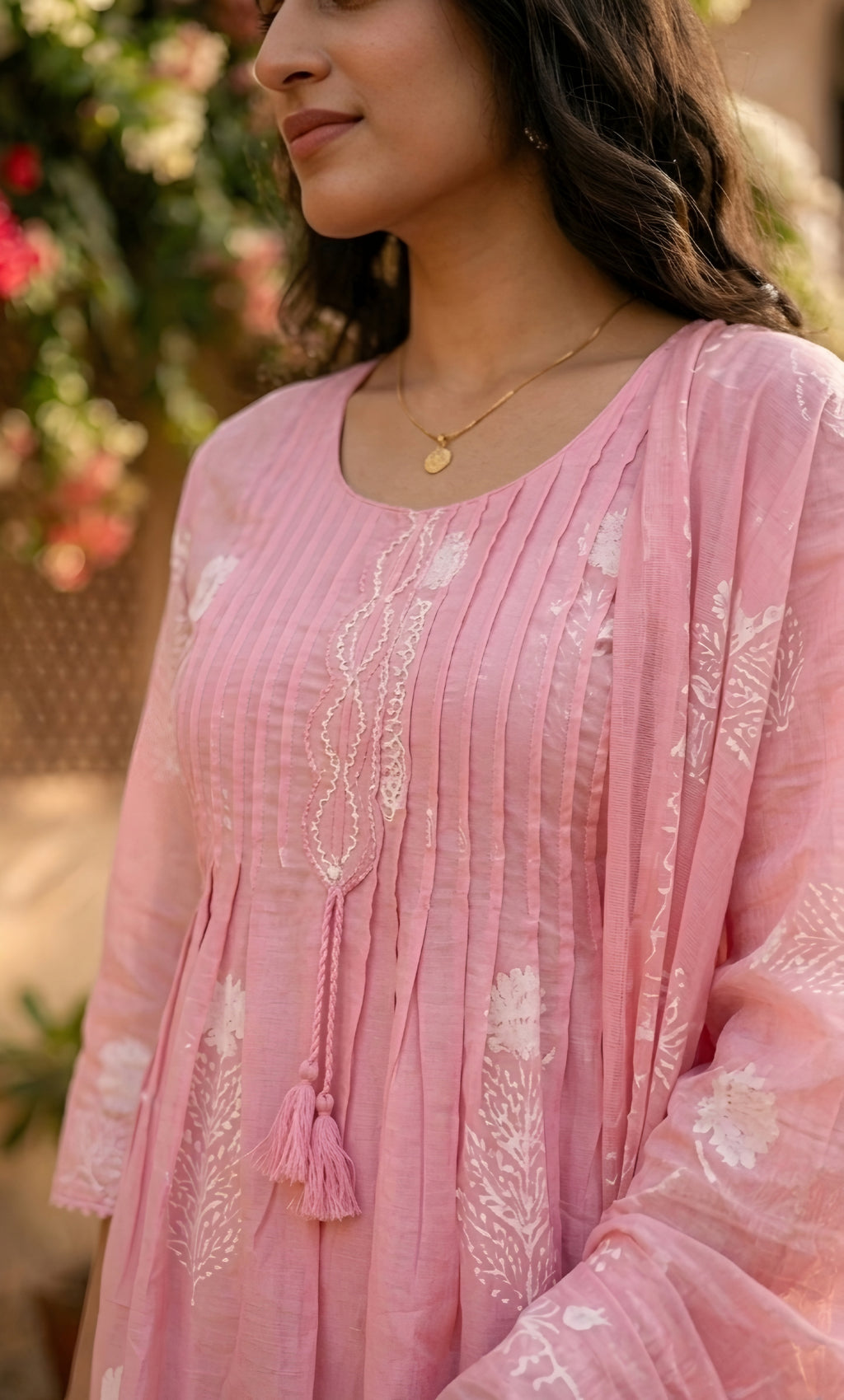 Gulabi - Cotton 3 Piece Suit Set