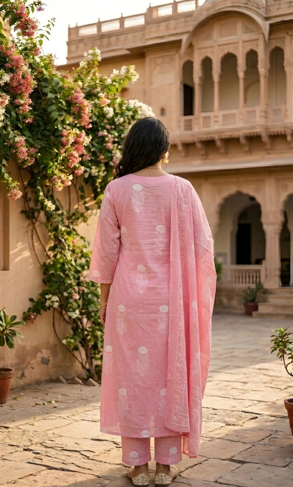 Gulabi - Cotton 3 Piece Suit Set