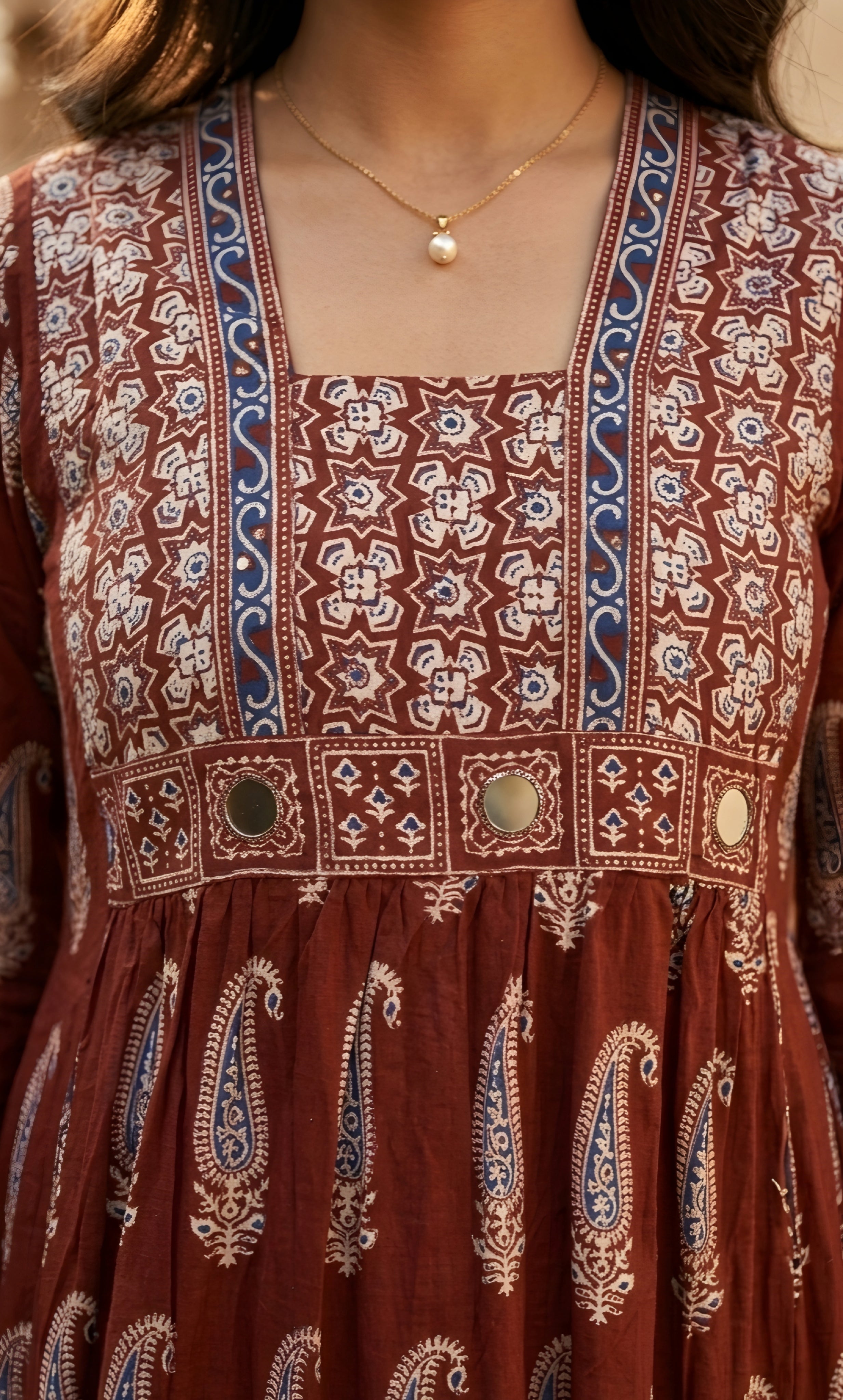 Kesar - Cotton 3 Piece Suit Set