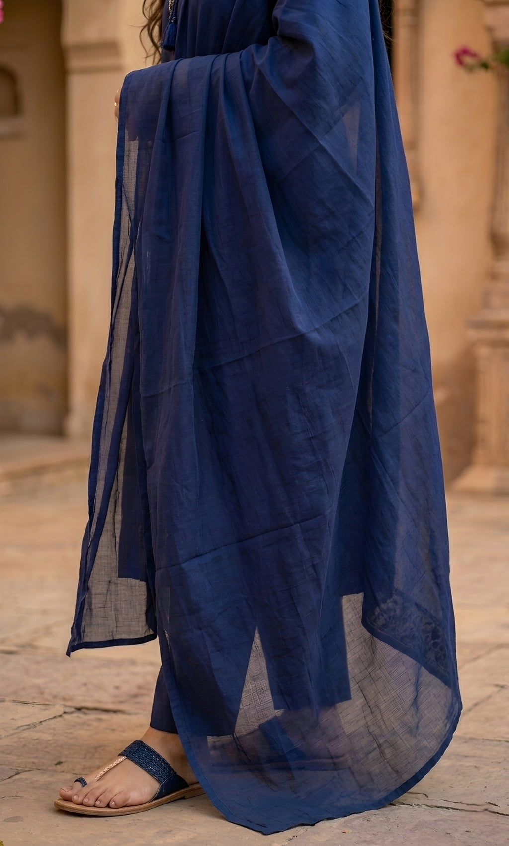 Rangrez -Cotton 3 Piece Suit Set