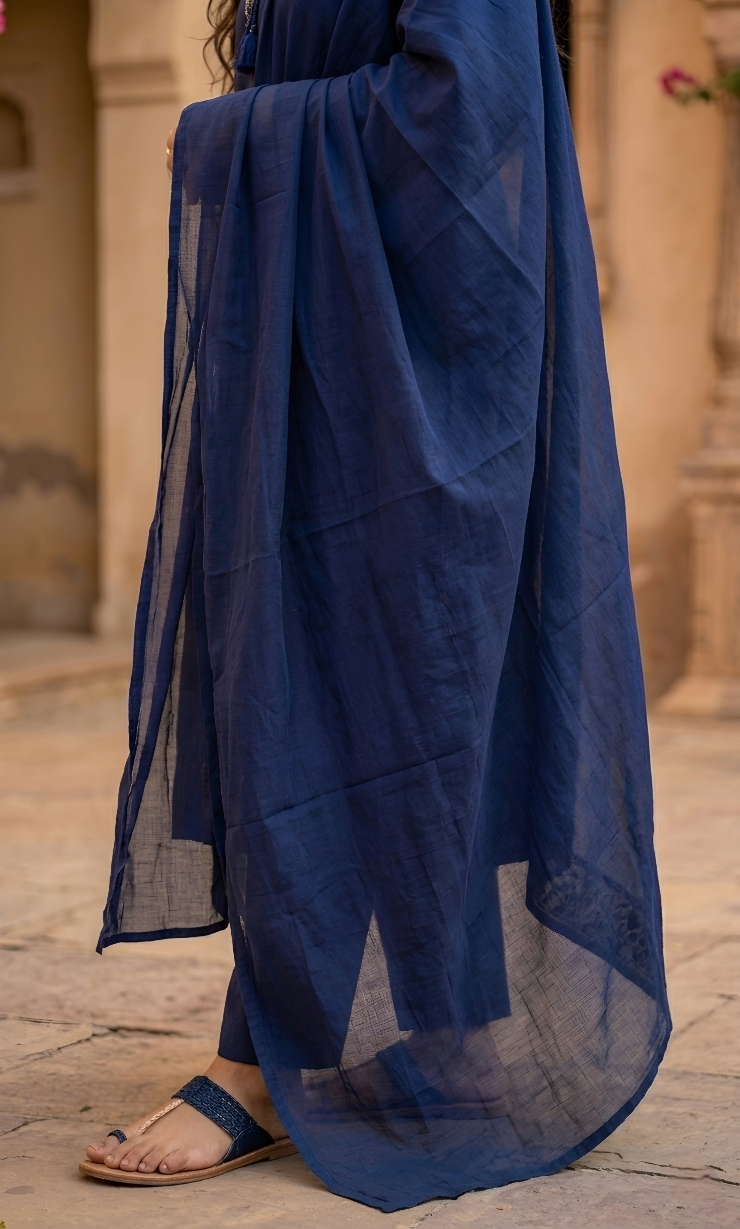 Rangrez -Cotton 3 Piece Suit Set