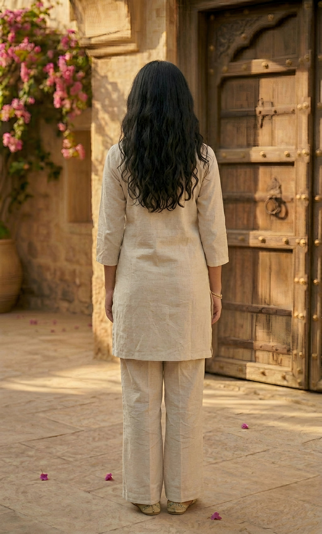 Jasmine – Embroidered Short Kurti