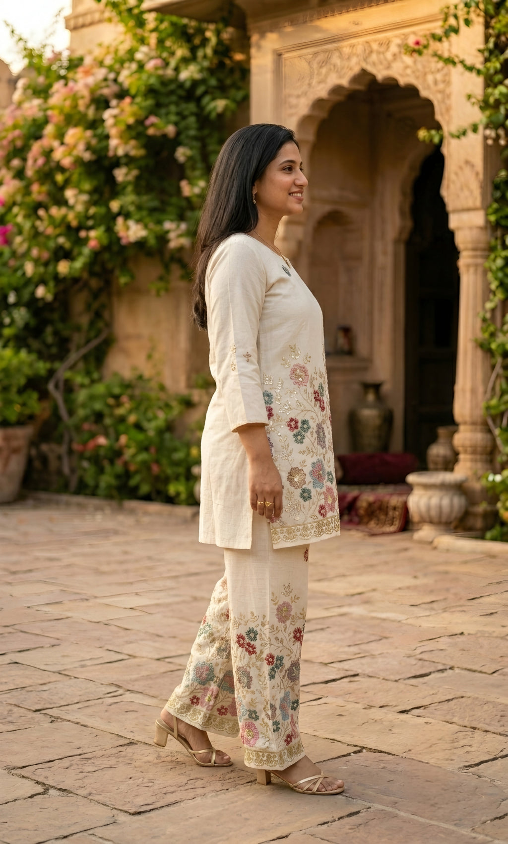 Dahlia - Khadi Cotton Co-ord Set