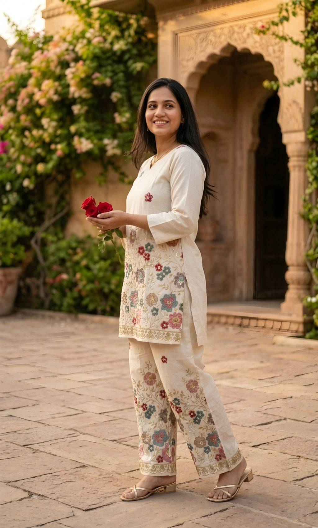 Dahlia - Khadi Cotton Co-ord Set