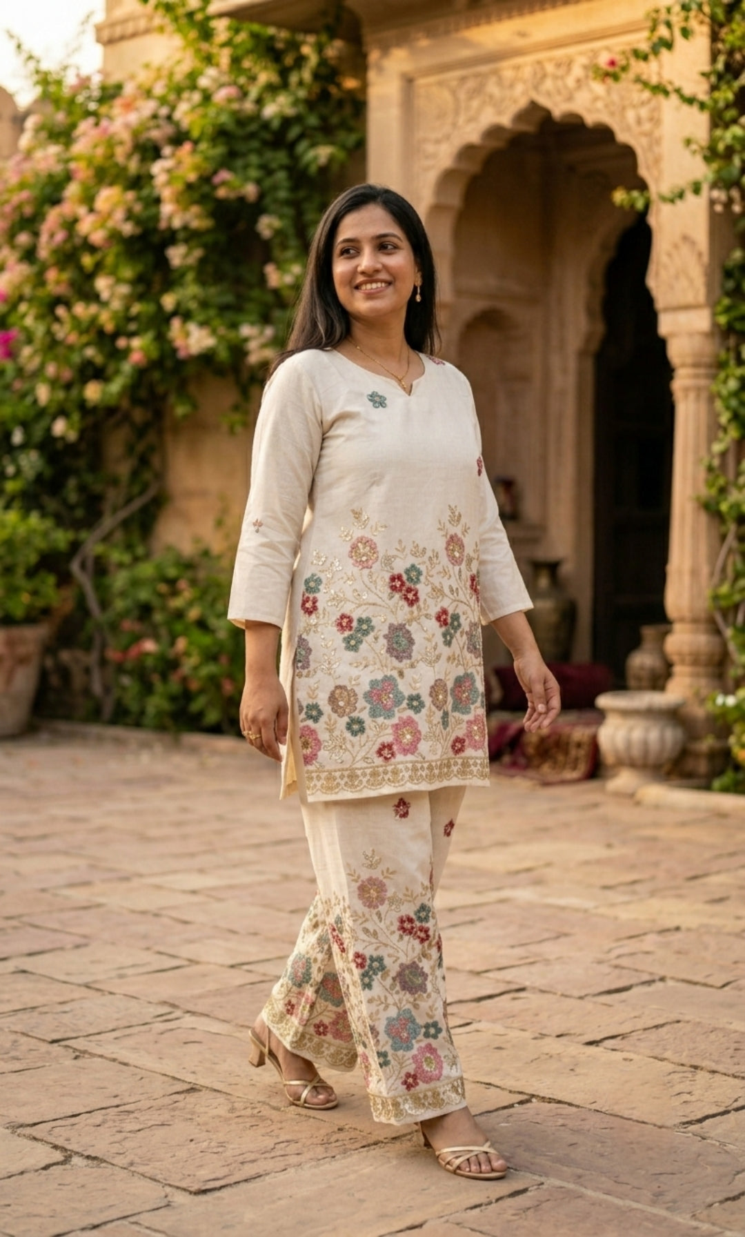 Dahlia - Khadi Cotton Co-ord Set