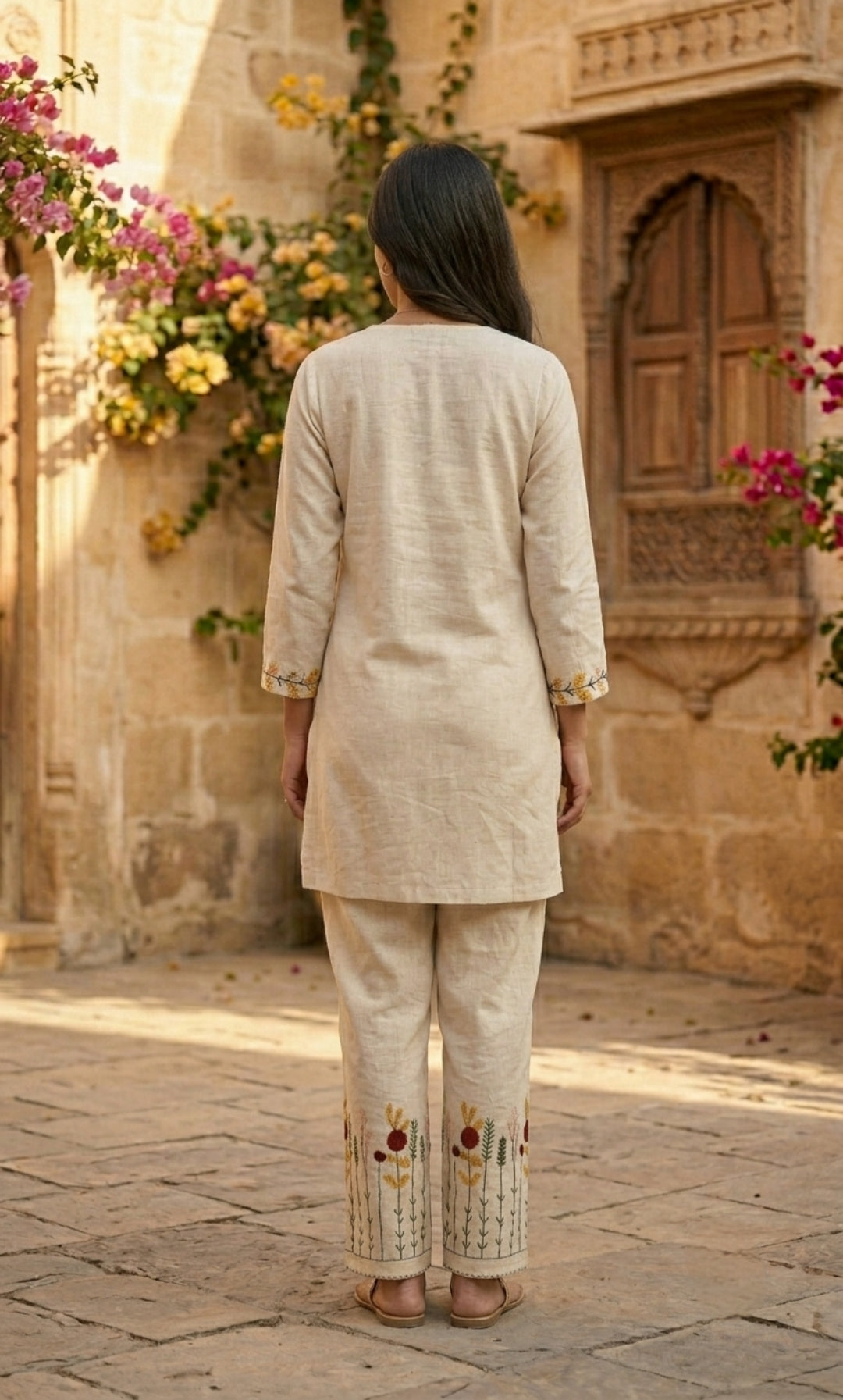 Blossom – Khadi Cotton Co-ord Set