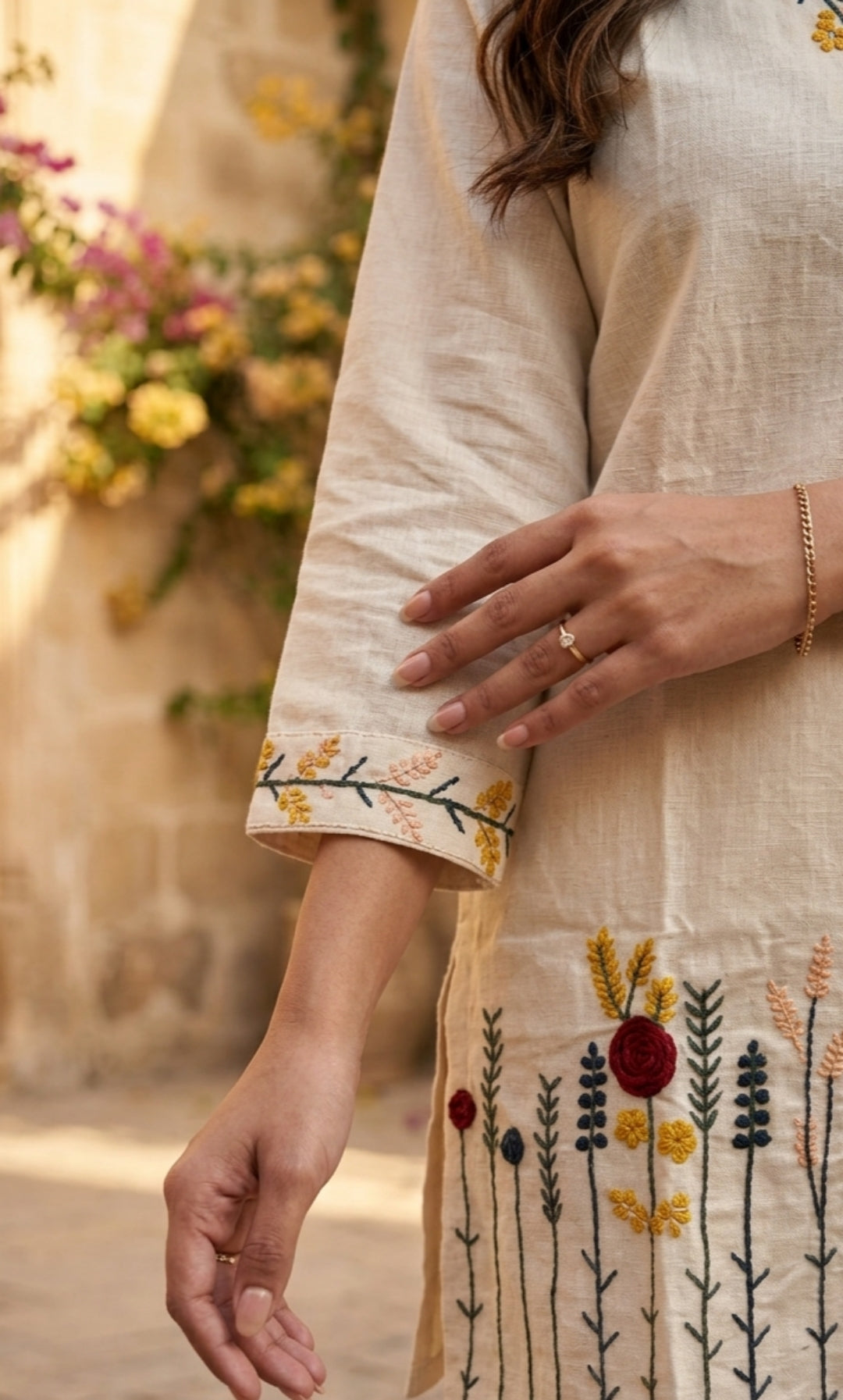 Blossom – Khadi Cotton Co-ord Set
