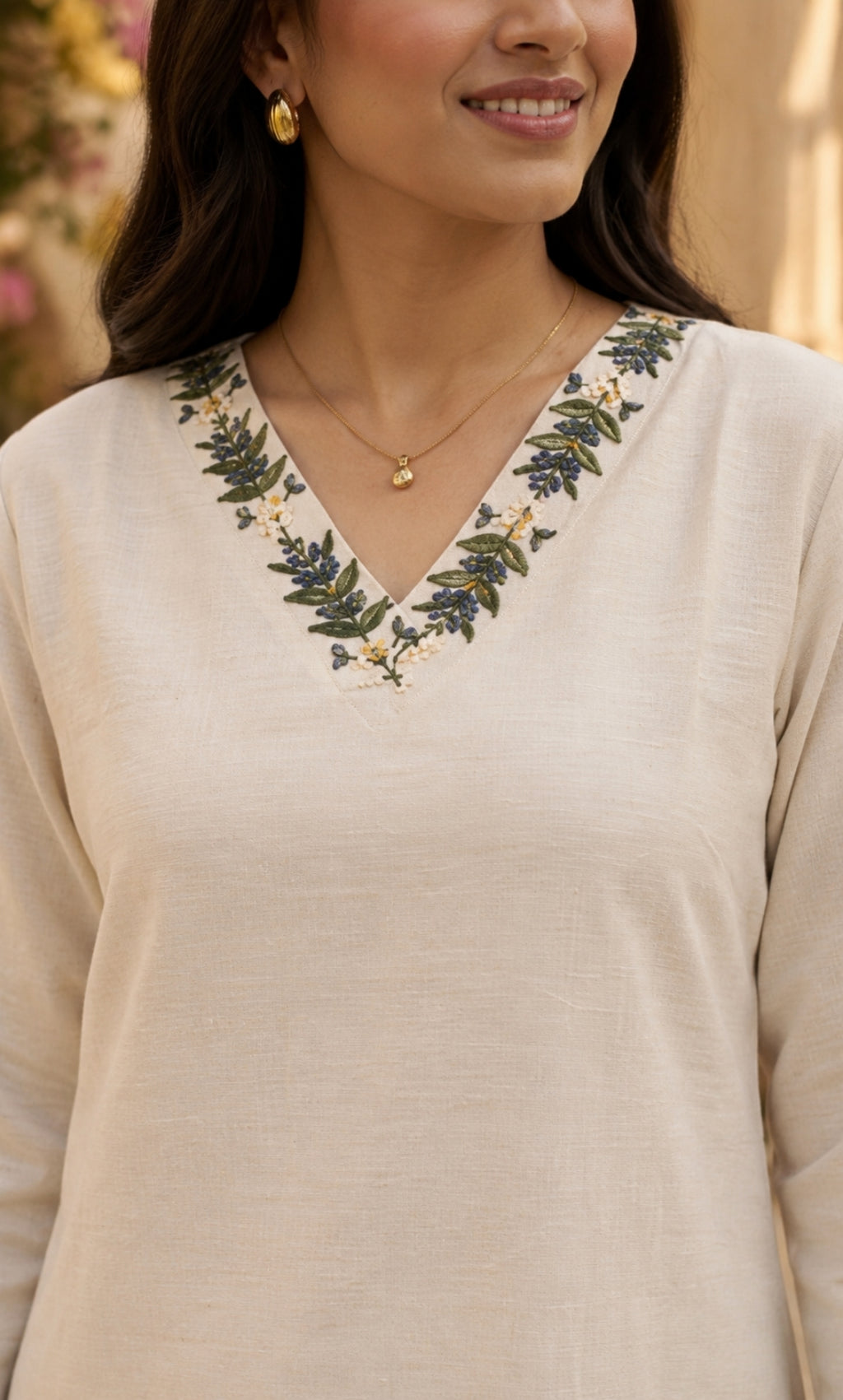 Bloom – Khadi Cotton Co-ord Set
