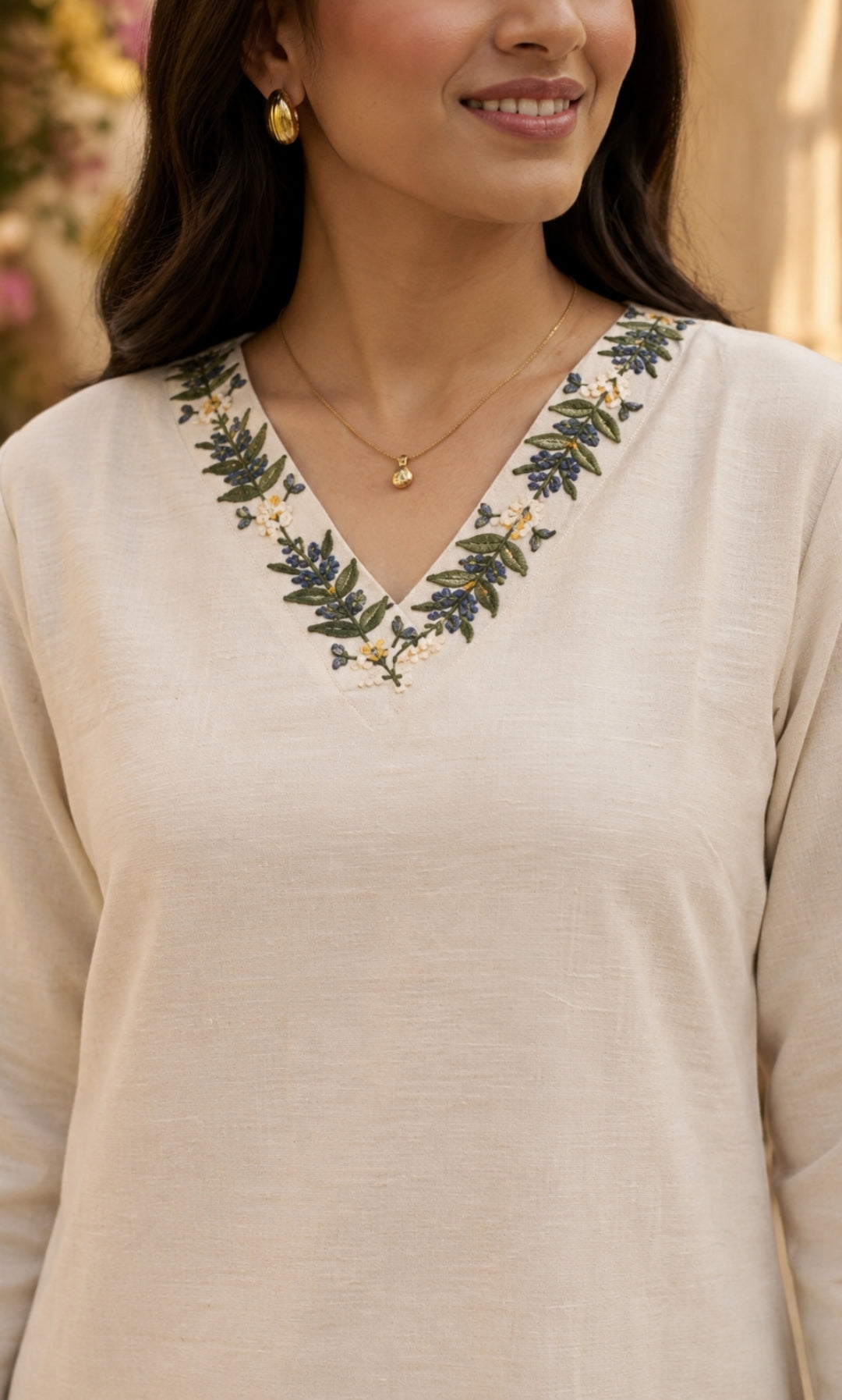 Bloom – Khadi Cotton Co-ord Set