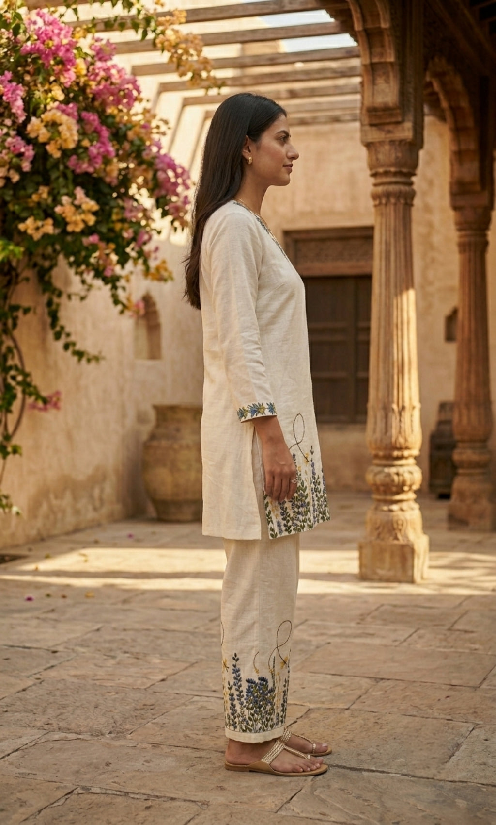 Bloom – Khadi Cotton Co-ord Set