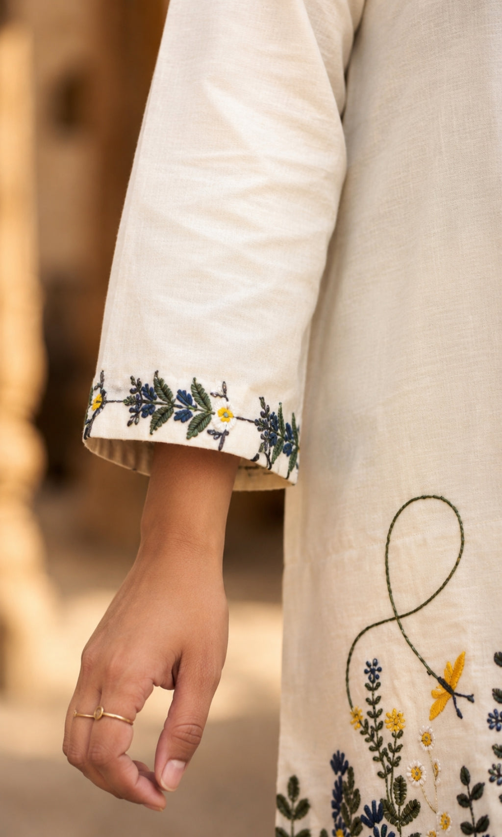Bloom – Khadi Cotton Co-ord Set