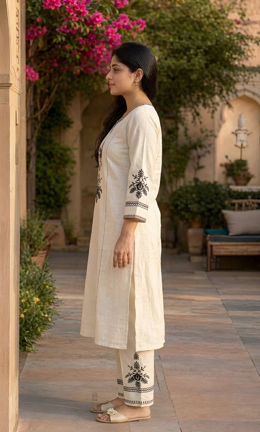 Amber - Khadi Cotton Co-ord Set