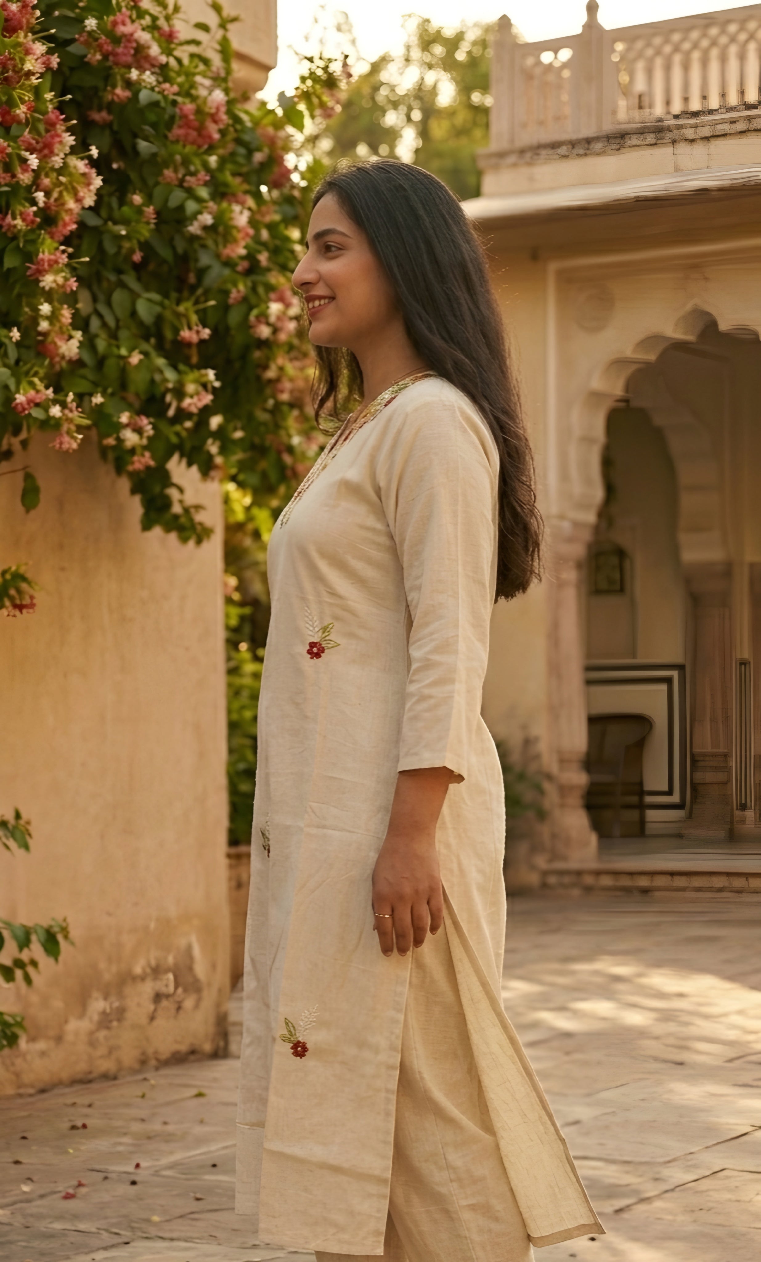Magnolia - Khadi Cotton Co-ord Set