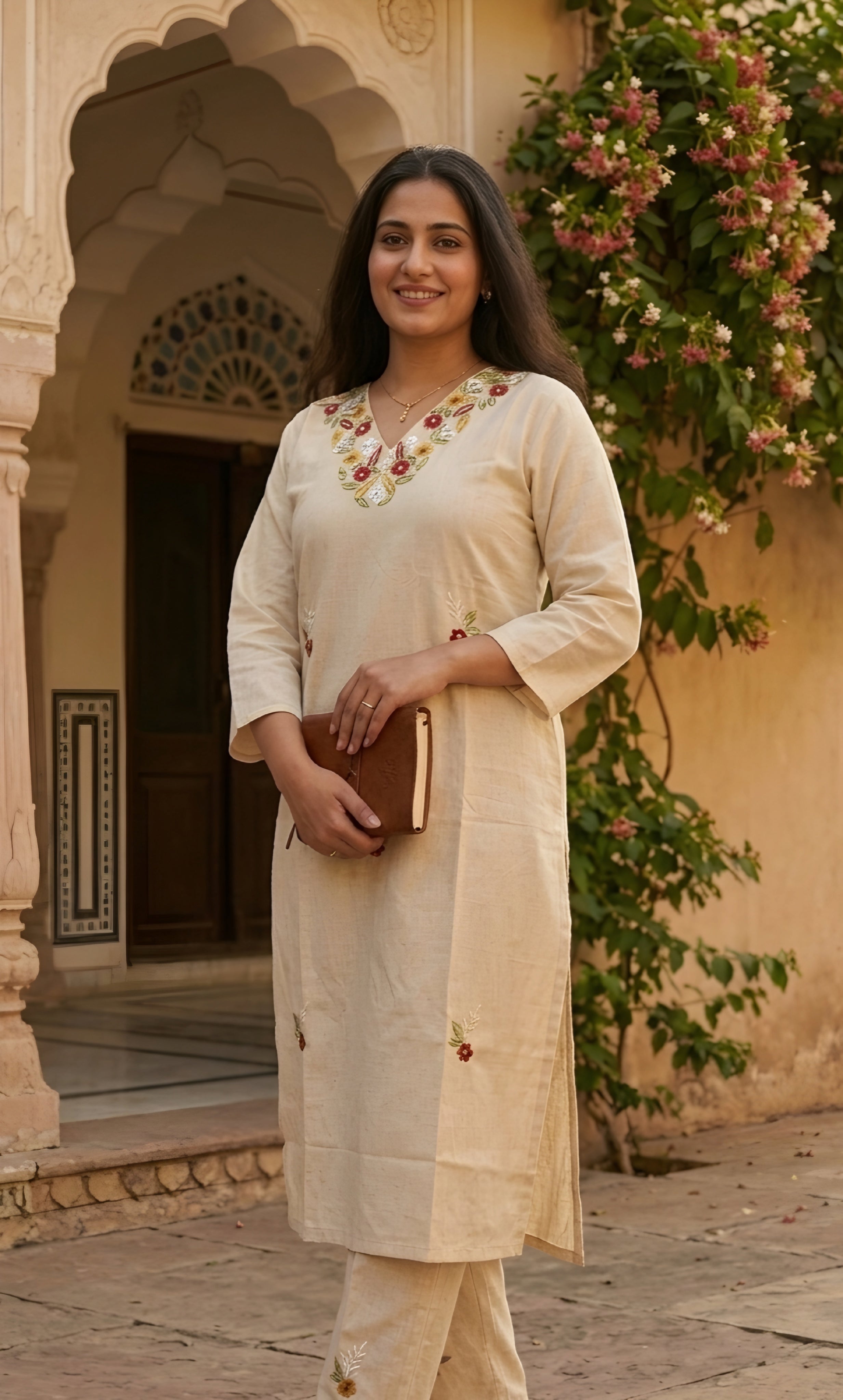 Magnolia - Khadi Cotton Co-ord Set