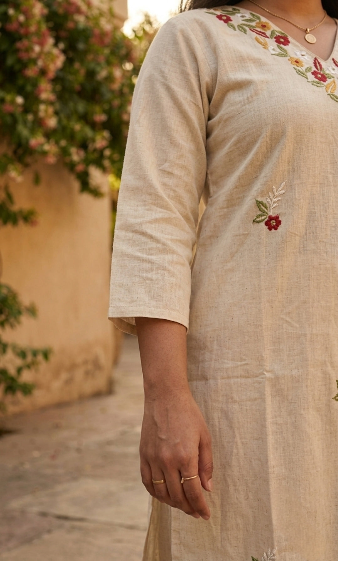 Magnolia - Khadi Cotton Co-ord Set