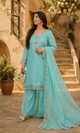 Meher - Mint Royale Embroidered Suit Set