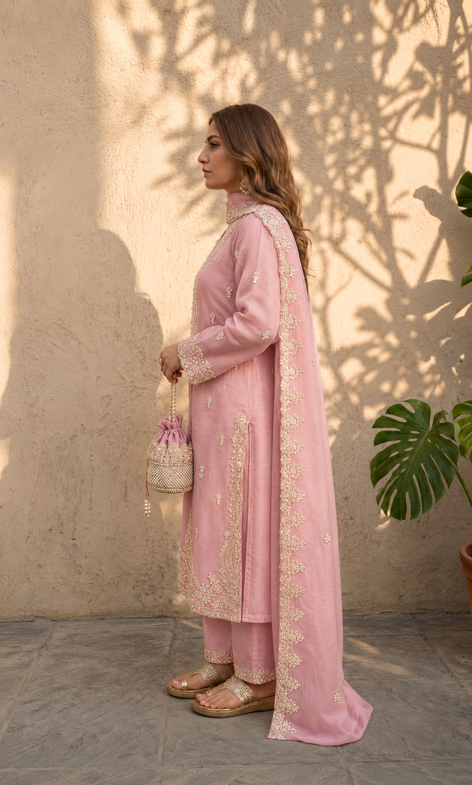 Grace Embroidered Suit Set