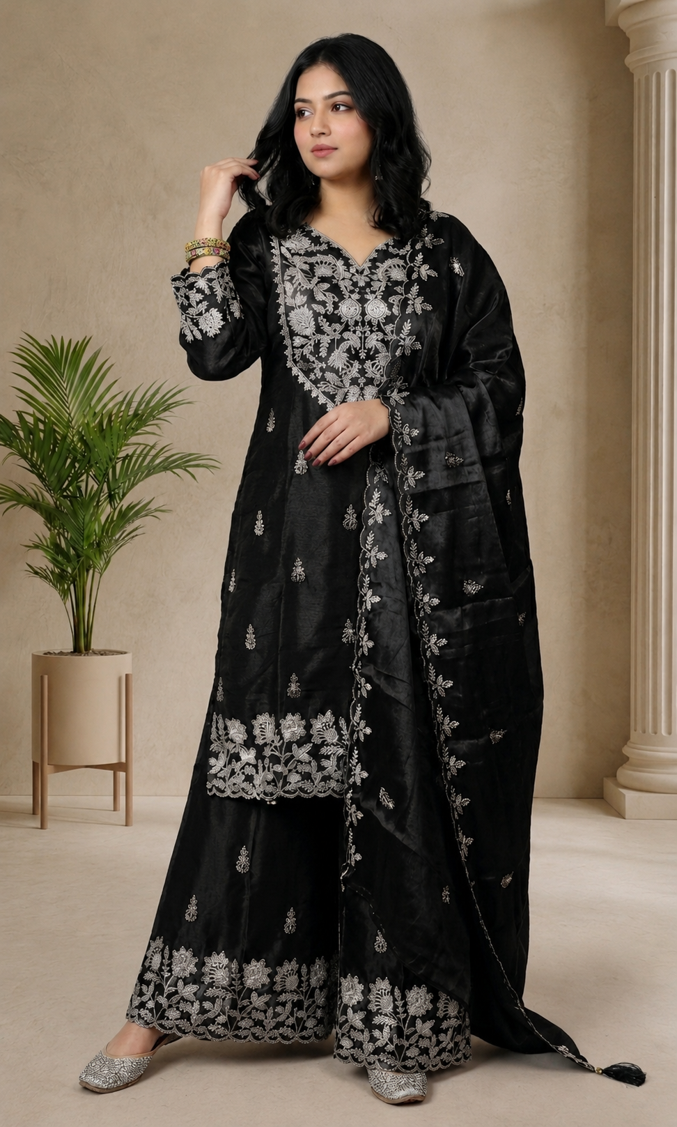 Hoor - Ruby Bloom Festive Suit Set